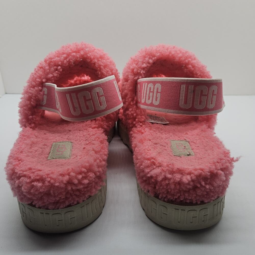 UGG Oh Fluffita Slingback Sandals Slippers Women’s Size 10 Pink 1120876 - Picture 5 of 9